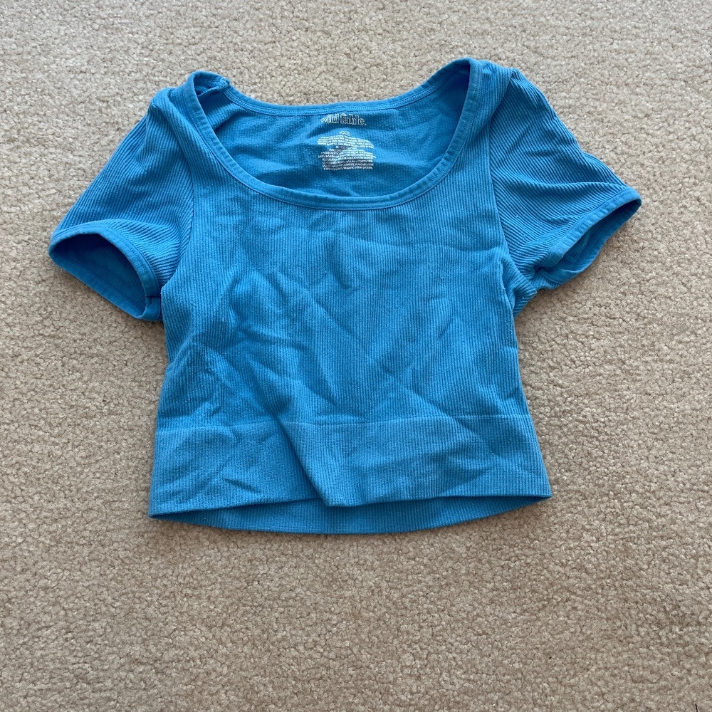 wild fable square neck tee size xxs